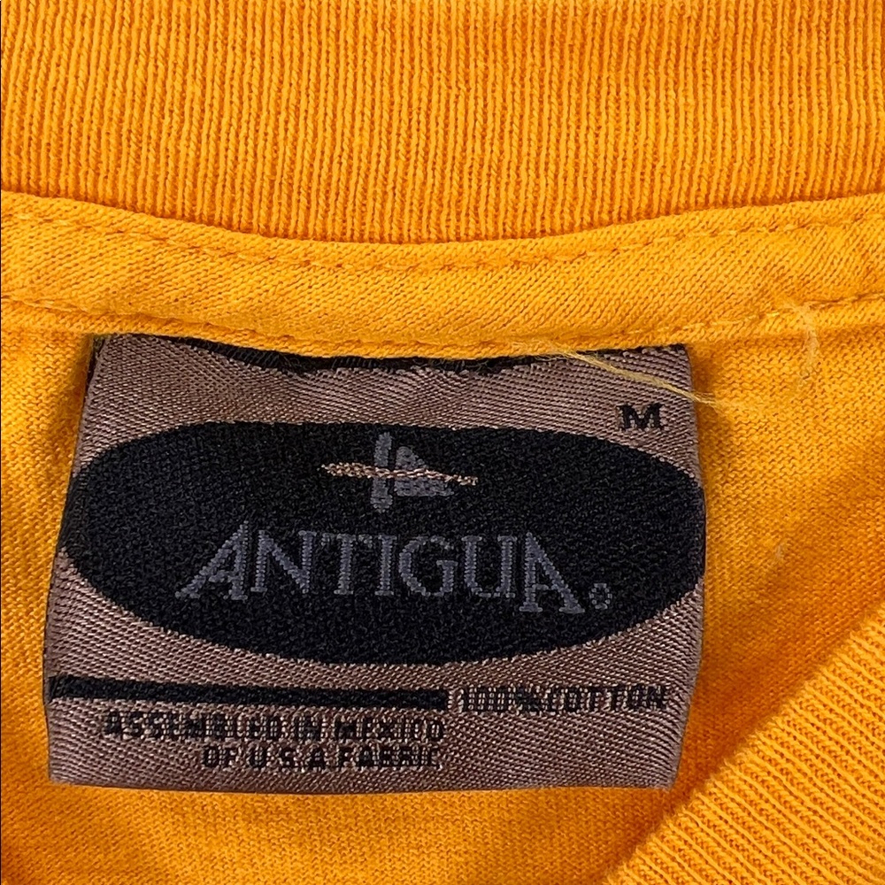 Antigua - Steelers TShirt - 100% Cotton - Black and Gold - Medium - Embroidered - Picture 3 of 7